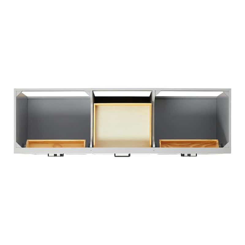 Ariel T073DWQOVO Hepburn 73" Free Standing Double Basin Vanity Set