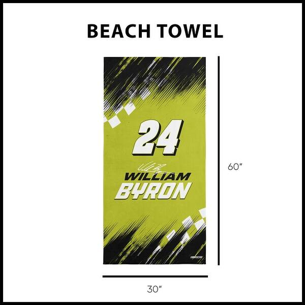 dimension image slide 10 of 19, NASCAR Simple Speed Beach Towel