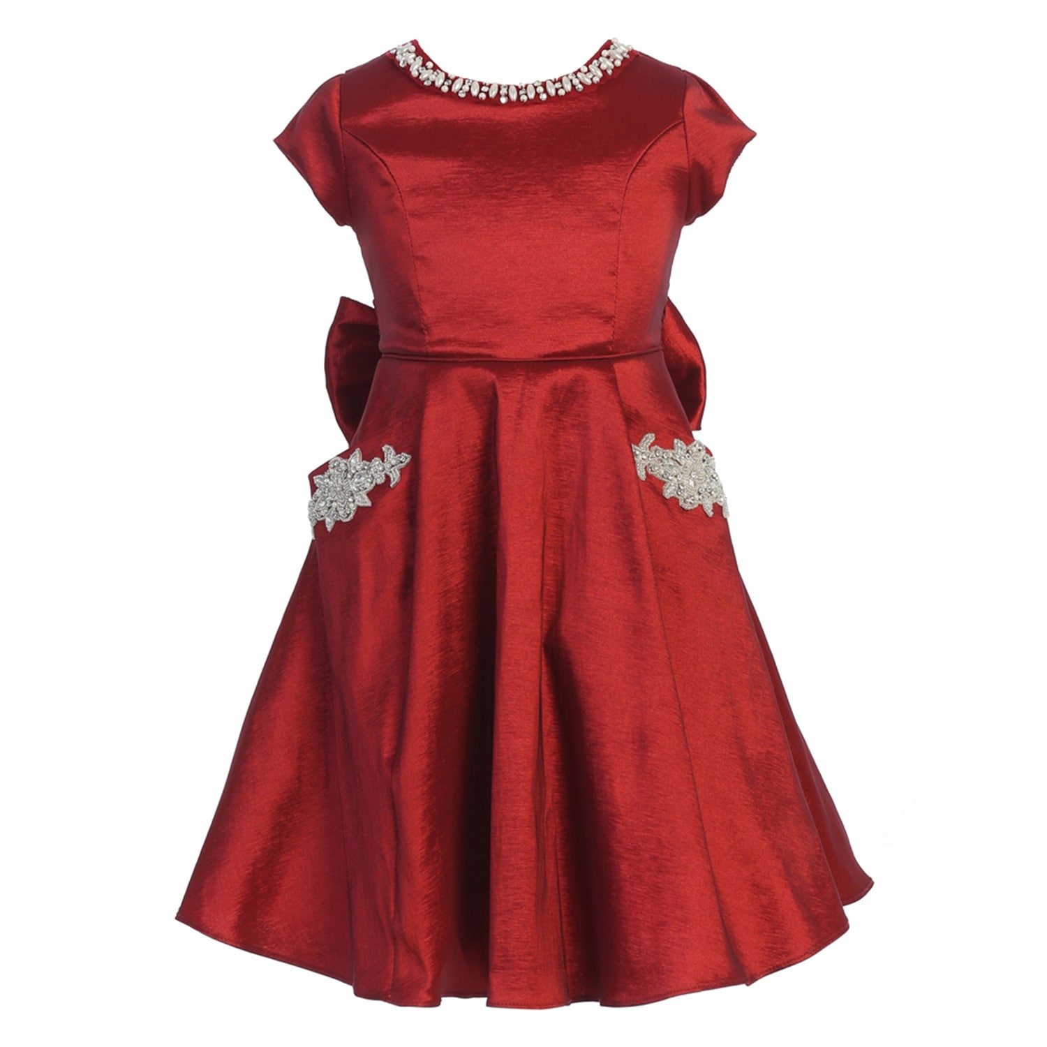 flower girl dress with pockets