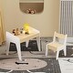 preview thumbnail 13 of 13, Kids Table Set with One Chair, Wooden Children Study Table, 2-8 Age Kids Funiture