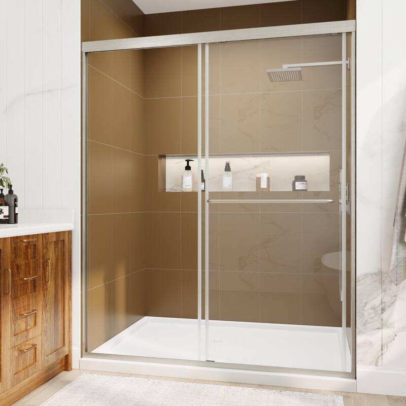 Modland 56-60''x 72'' Glass Shower Door - 56''-60''x 72''