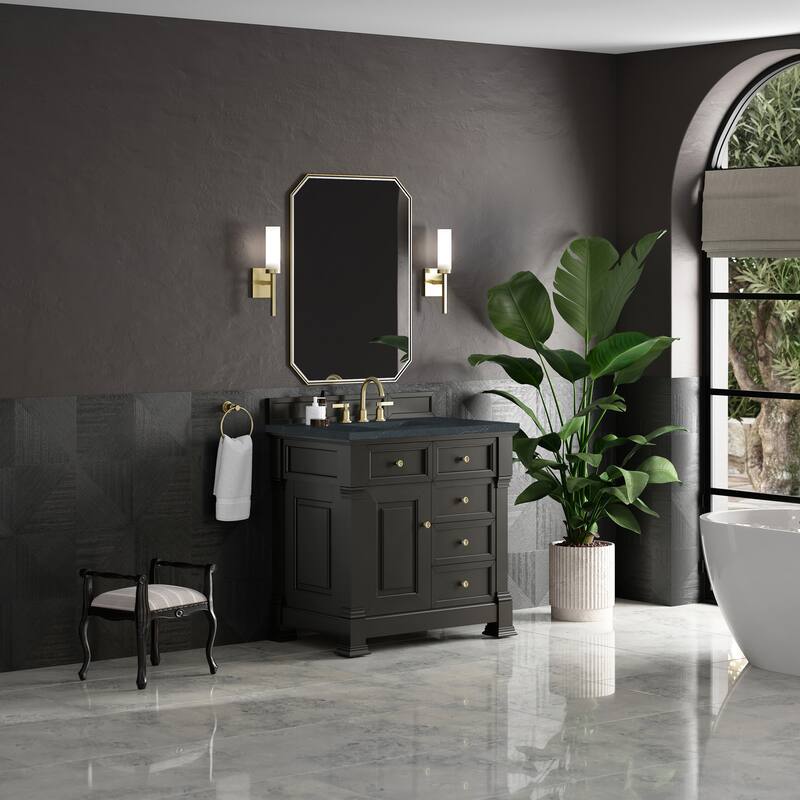 Brookfield 36" Single Vanity, Black Onyx