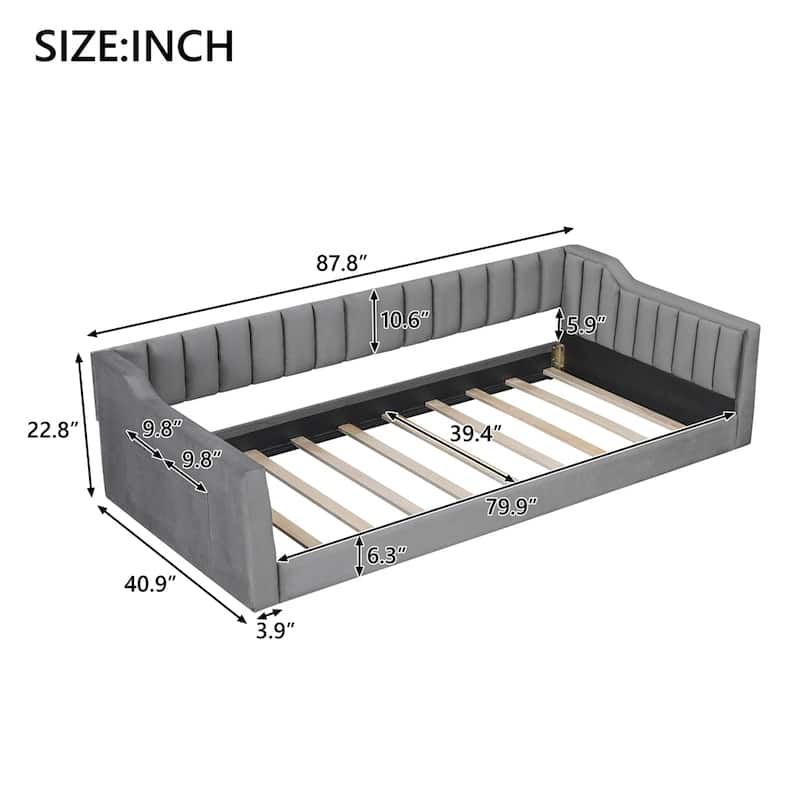 Twin XL Size Upholstery Daybed 