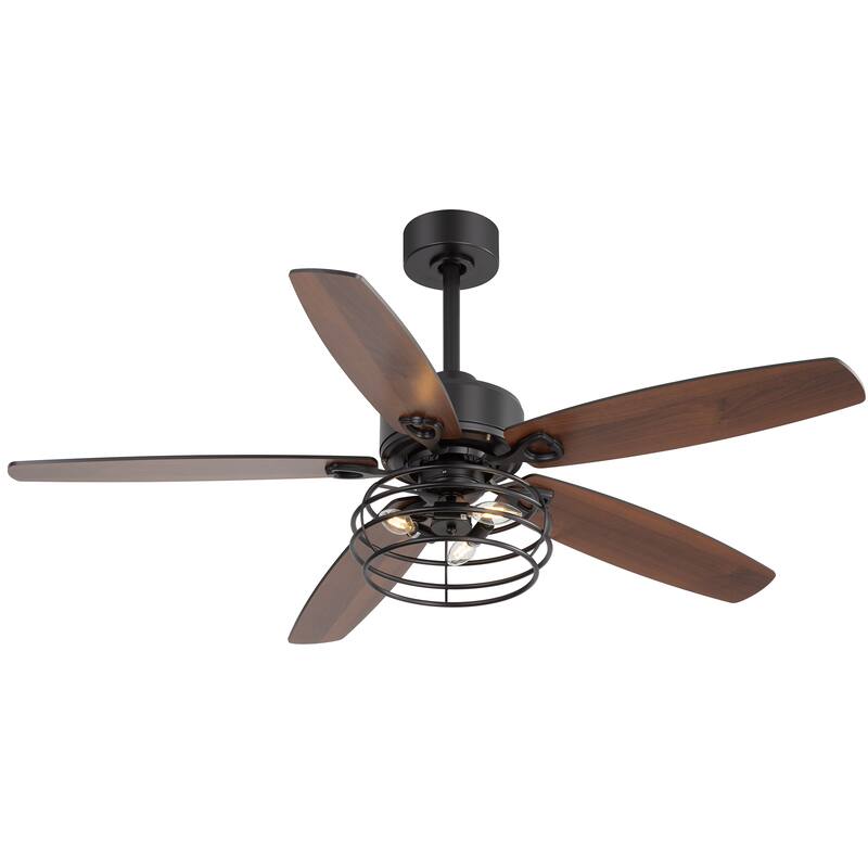 Modern Ceiling Fan with LED Light & Remote Control