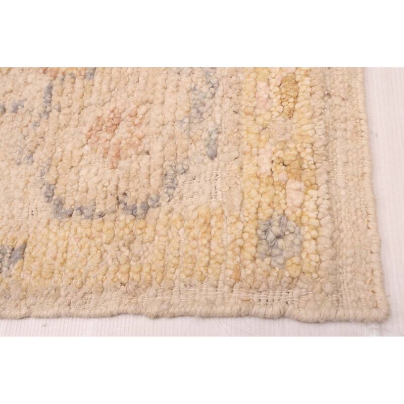 ECARPETGALLERY Hand-knotted Looma Ivory Wool Rug - 8'3 x 9'9