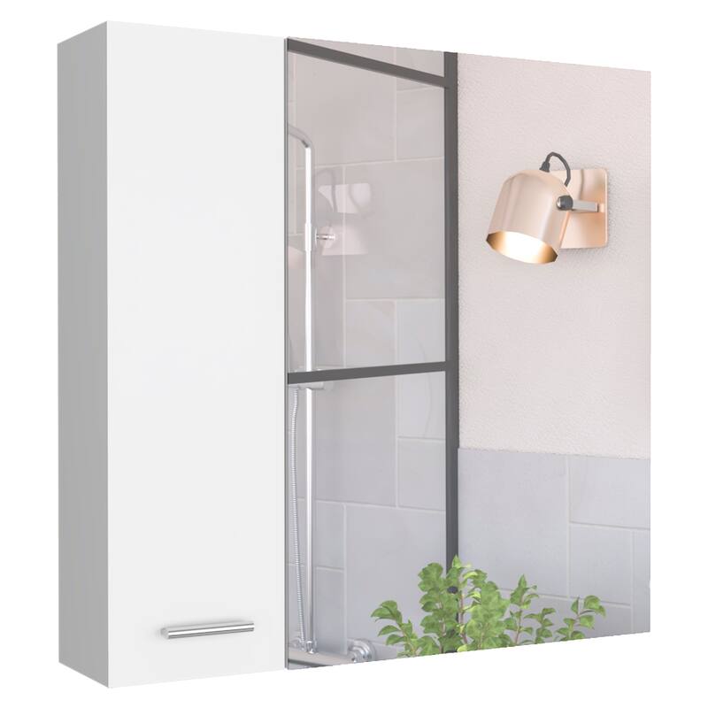 Medicine Cabinet, Four Internal Shelves, Single Door
