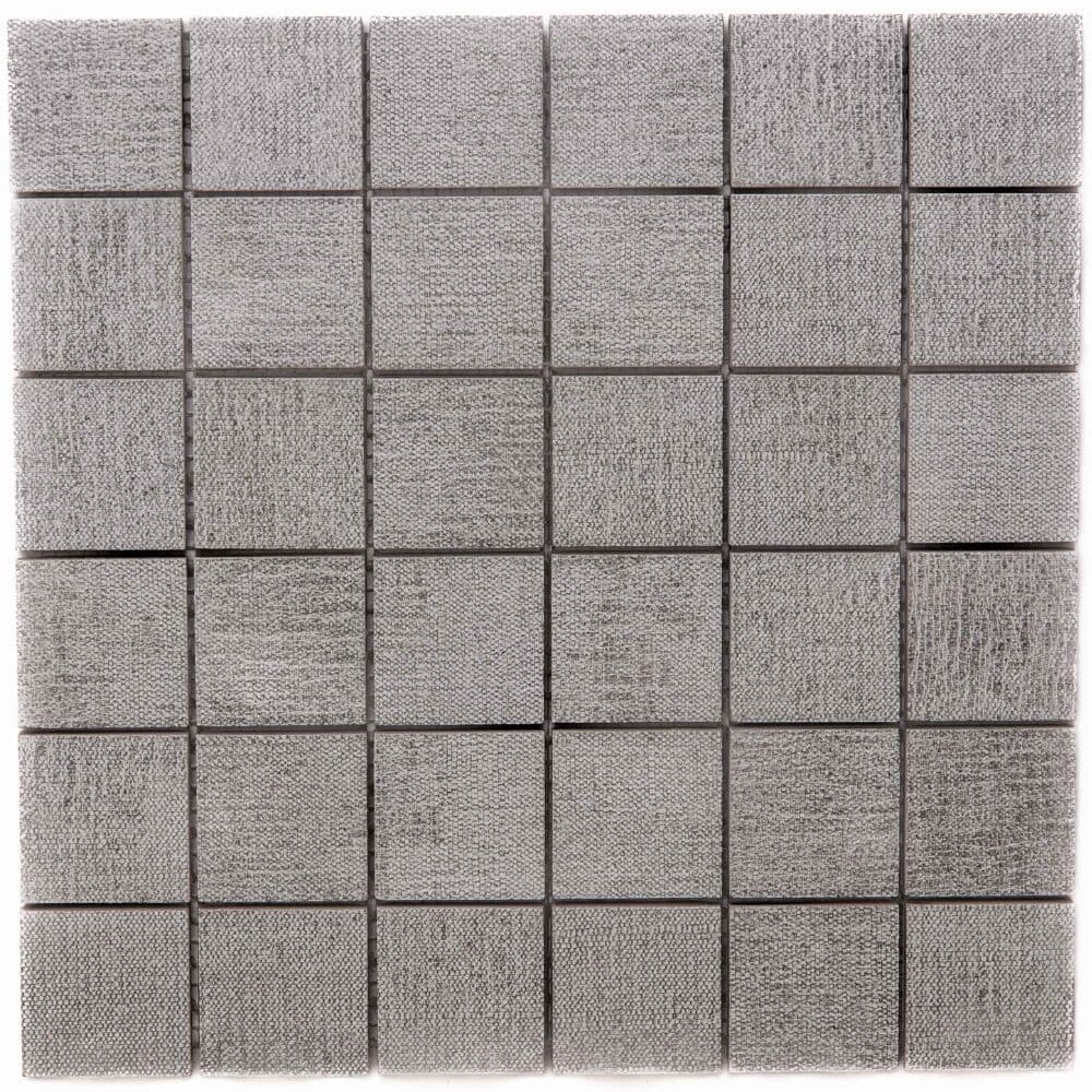South Beach 2x2 Anthracite Matte Porcelain Mosaic Tile - Floor, Wall & Backsplash