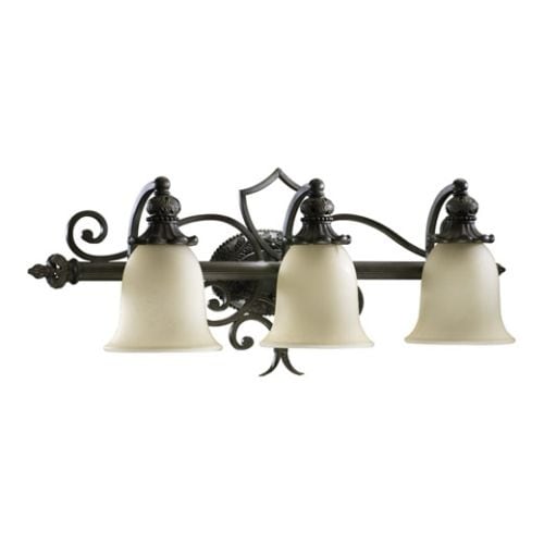 Quorum International 5032-3 Three Light Bathroom Fixture from the Fulton Collection