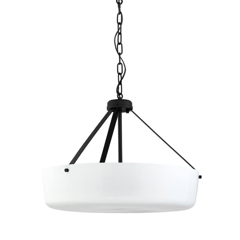 Progress Lighting P500508 Lieon 3 Light 21" Wide Pendant / Converts to - Black