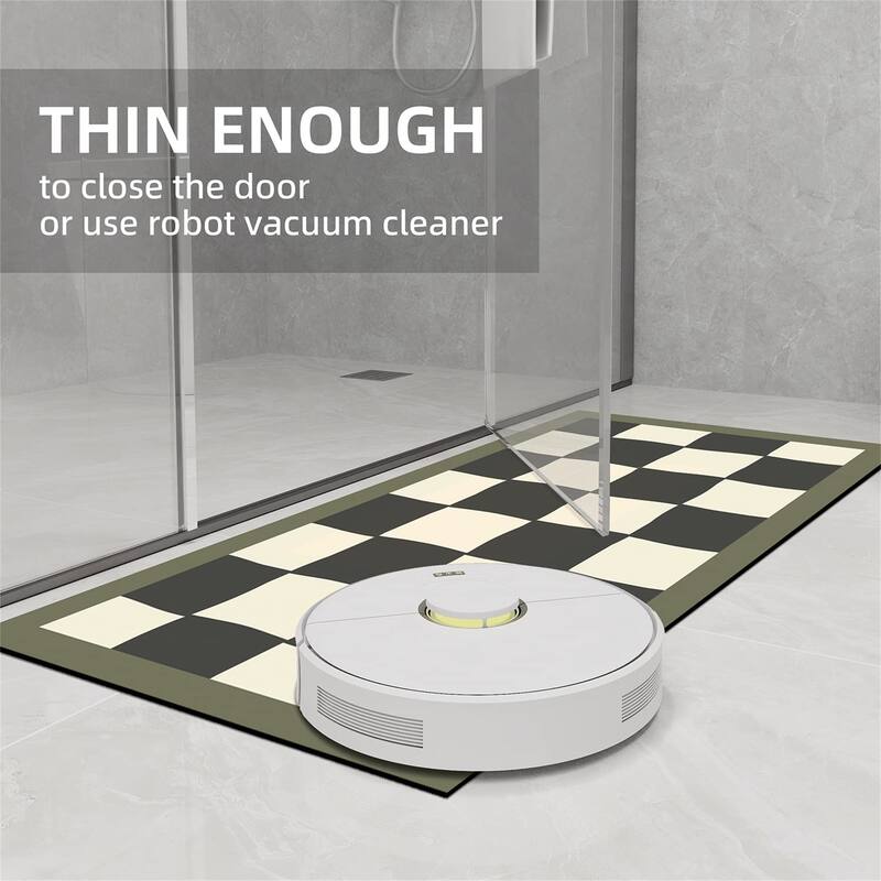 Bath Mat Rug-Thin Quick Dry