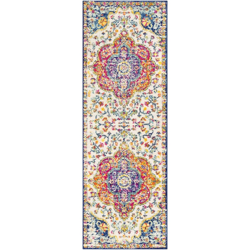 Livabliss Elaziz Updated Traditional Medallion Area Rug