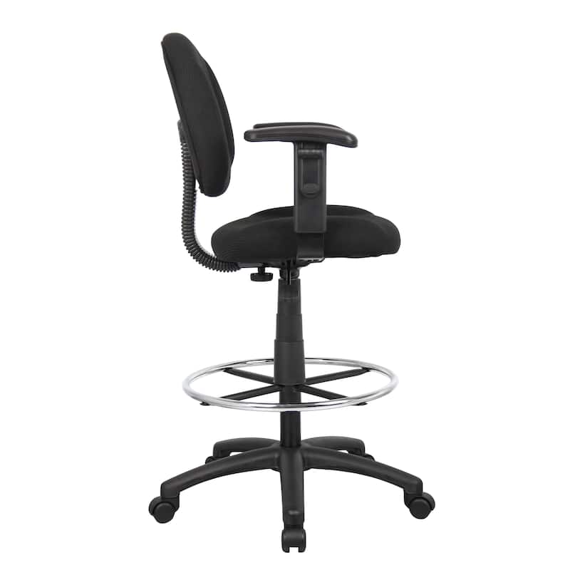 Boss Contoured Comfort Drafting Chair with Arms