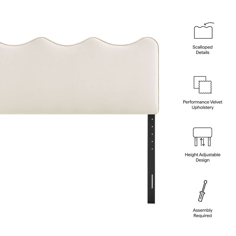 Athena Stain-Resistant Performance Velvet Headboard
