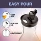 preview thumbnail 20 of 22, UMIEN Carafe Pitcher Square – Clear Beverage Carafes with Flip Top Lid, Easy Pour BPA Free Plastic Drink Container, 50 Ounce