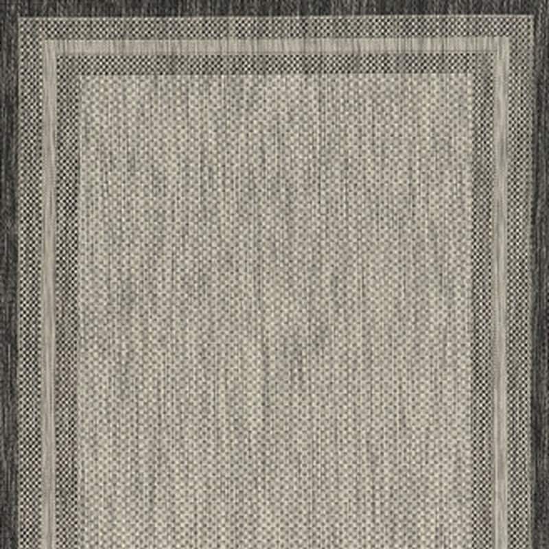 Haz Stripe Weather Resistant Timeless Grace Outdoor Rug - 3' X 4'