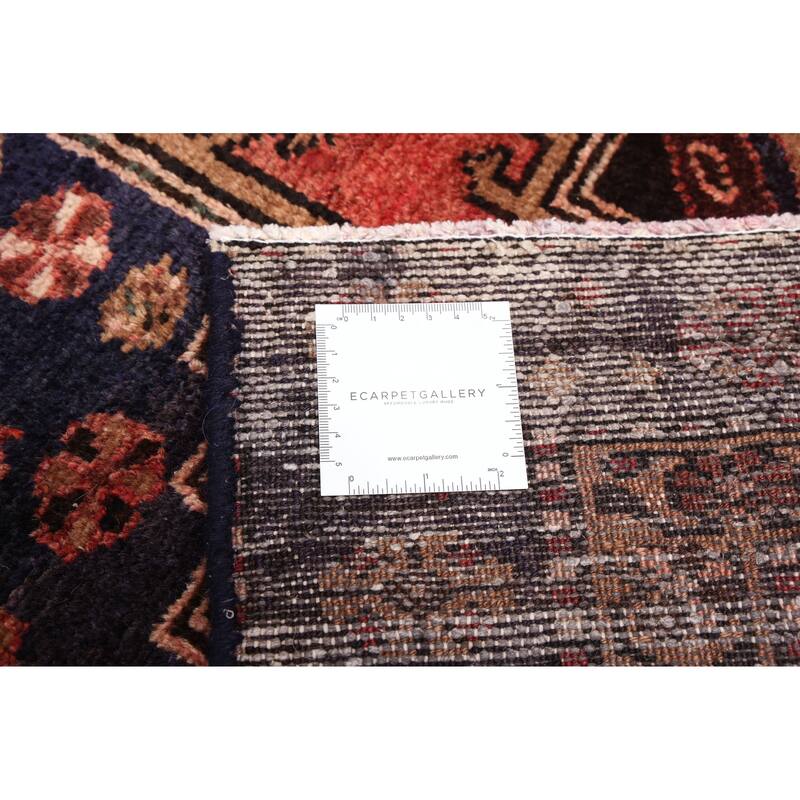 ECARPETGALLERY Hand-knotted Anatolian Vintage Dark Copper Wool Rug - 4'0 x 10'6