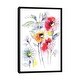 preview thumbnail 1 of 7, iCanvas "August I" by Lesia Binkin Framed Canvas Print Black - 40x26