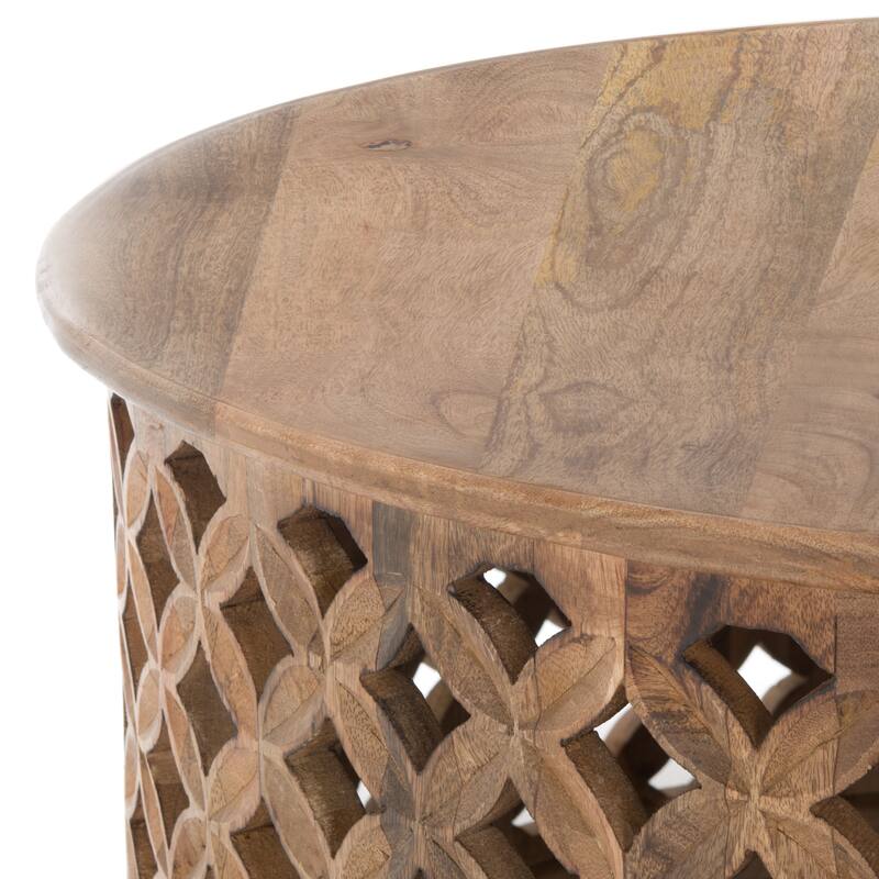 SAFAVIEH Home Collection Kaydix Round Coffee Table - 35" L x 35" D x 16" H