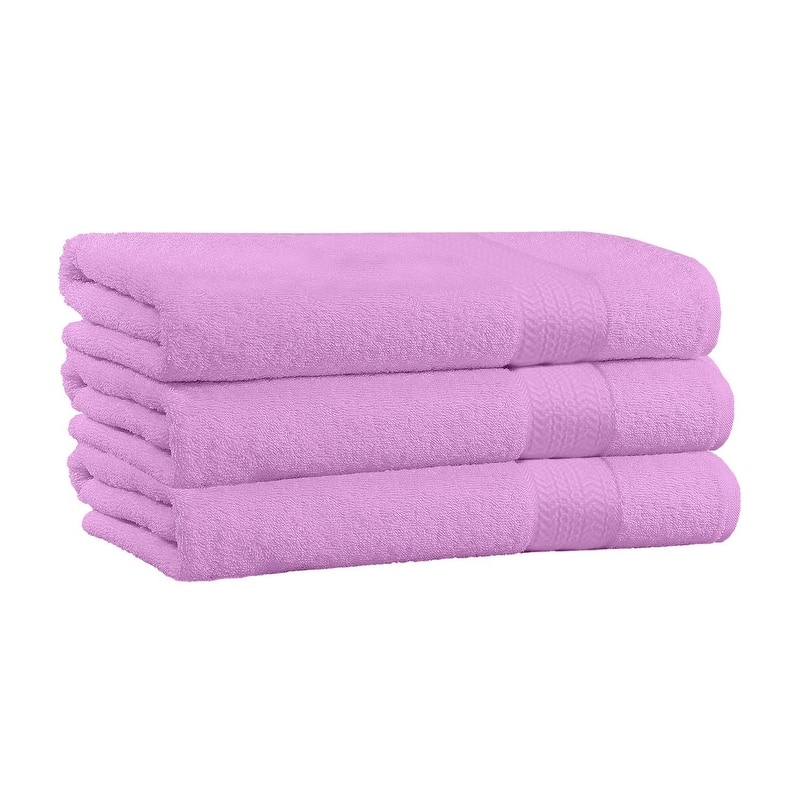 Set of 3 Super Soft & High Quality Bath Towels 54" L x 27" W