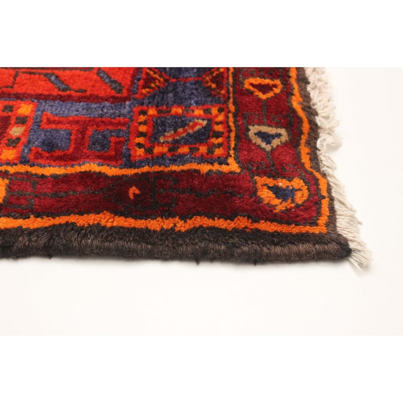 ECARPETGALLERY Hand-knotted Konya Anatolian Red Wool Rug - 4'2 x 7'3
