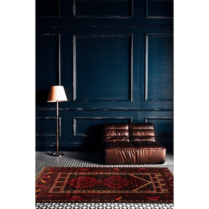 Teimani Black Rug 3'0" x 4'10" - 3'0 x 4'10