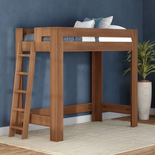 slide 2 of 16, Olympic Twin XL Loft Bed with Ladder