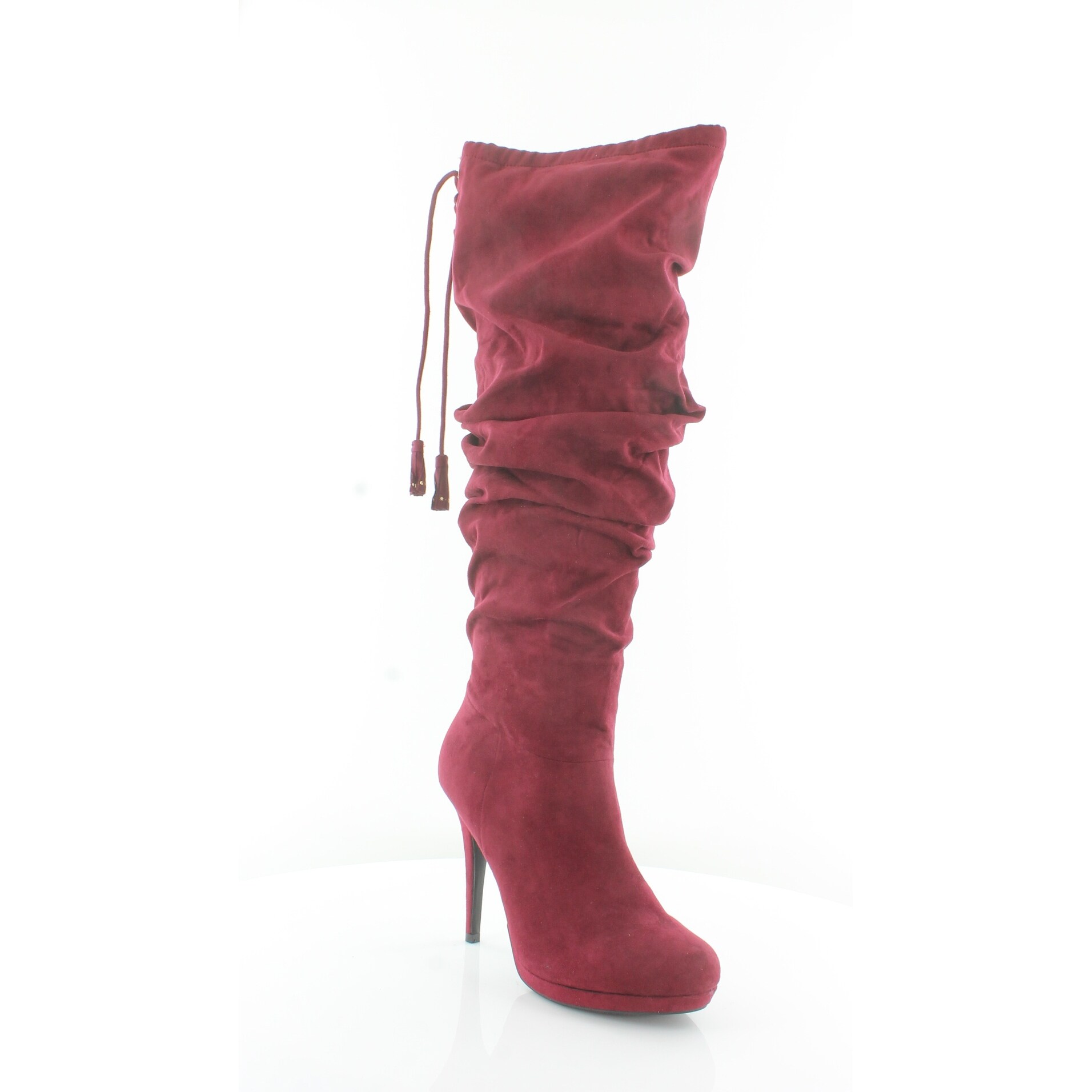 maroon boots womens