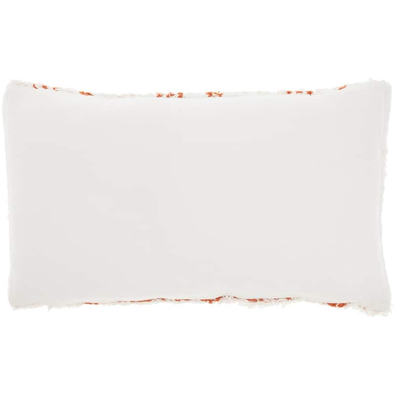 Mina Victory Life Styles Textured Geometric Boho Throw Pillow , ( 12"X20" )