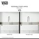 preview thumbnail 3 of 24, VIGO White Matte Stone Farmhouse Kitchen Sink