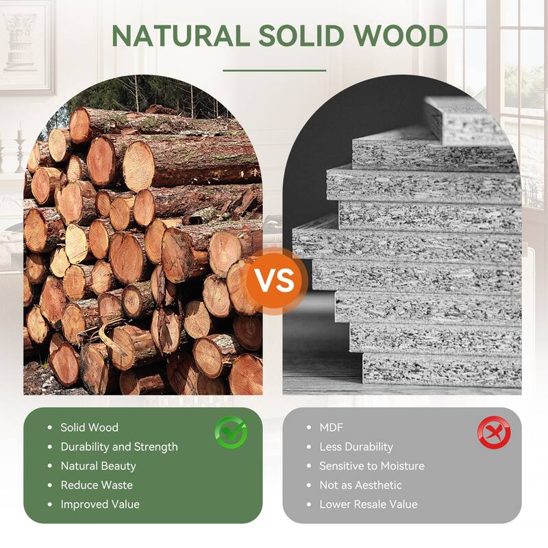 70.9" Solid Wood Console Table 2-tier Narrow Long Sofa Table