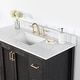 preview thumbnail 77 of 177, Altair Hadiya Bathroom Vanity with Composite Stone Countertop without Mirror