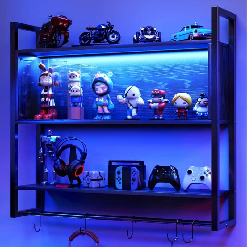 Wine Coffee Bar Black - 33"D x 9.5"W x 36"H