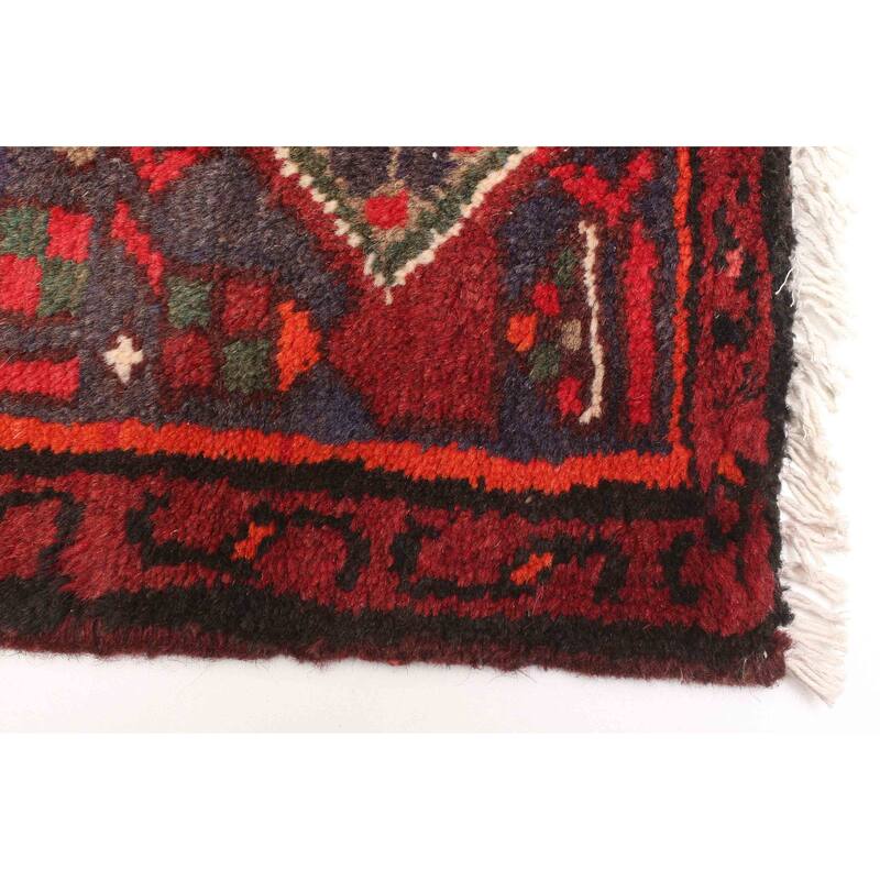 ECARPETGALLERY Hand-knotted Andelz Red Wool Rug - 4'4 x 6'5