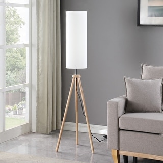 Lauren Modern Natural Tripod Floor Lamp - Bed Bath & Beyond - 37564509