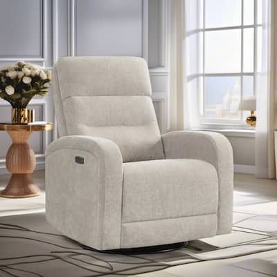 Aemeios Power Swivel Rocker Recliner with USB and Type C Port