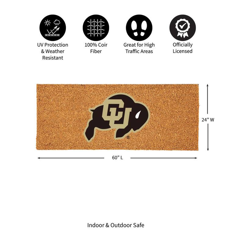 University of Colorado Full Color Indoor/Outdoor Coir Mat