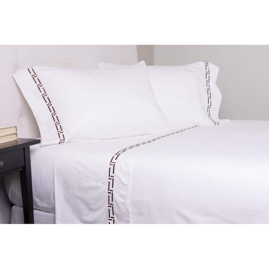 Ellis Sheet Set, Saddle, Queen