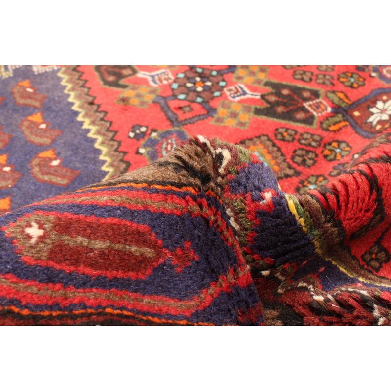 ECARPETGALLERY Hand-knotted Andelz Dark Navy Wool Rug - 4'1 x 6'10