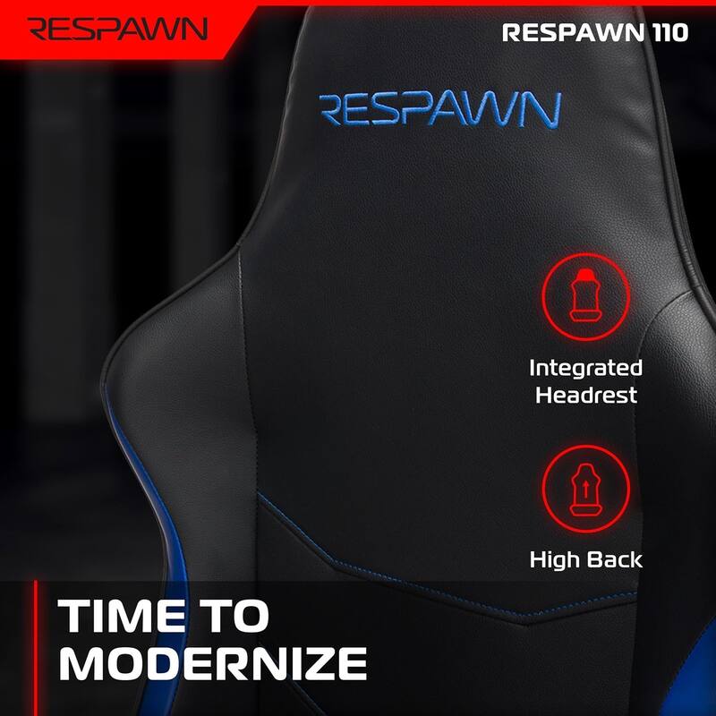 RESPAWN 110 Ergonomic Gaming Chair - Racing Style High Back PC Computer Desk Office Chair