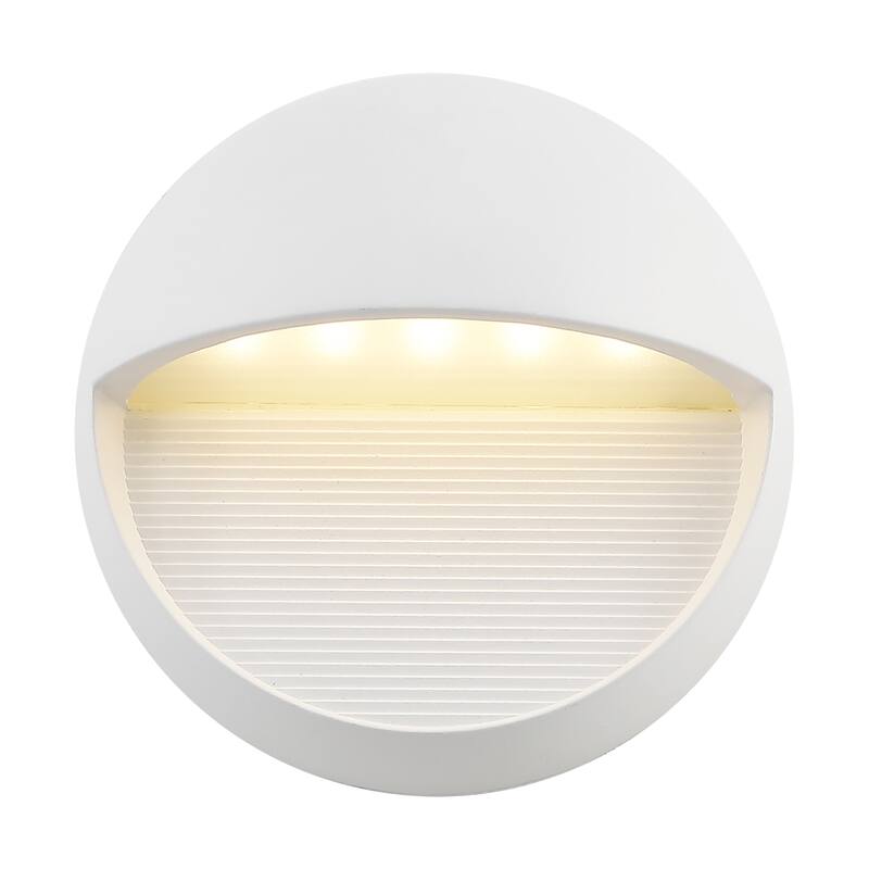 6.25" Outdoor Integrated LED Wall Sconce, by JONATHAN Y