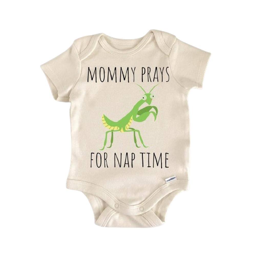 Praying Mantis Love Bug - Baby Boy Girl Clothes Infant Bodysuit Funny Cute Newborn