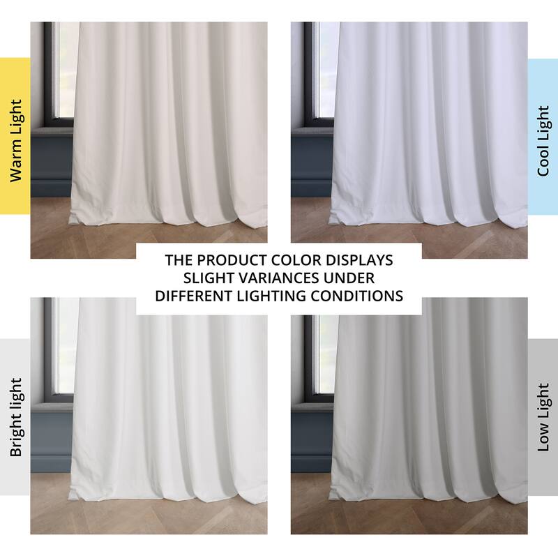 Exclusive Fabrics Heritage Plush Velvet Curtain (1 Panel)