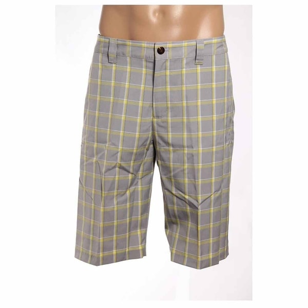 adidas gingham golf shorts