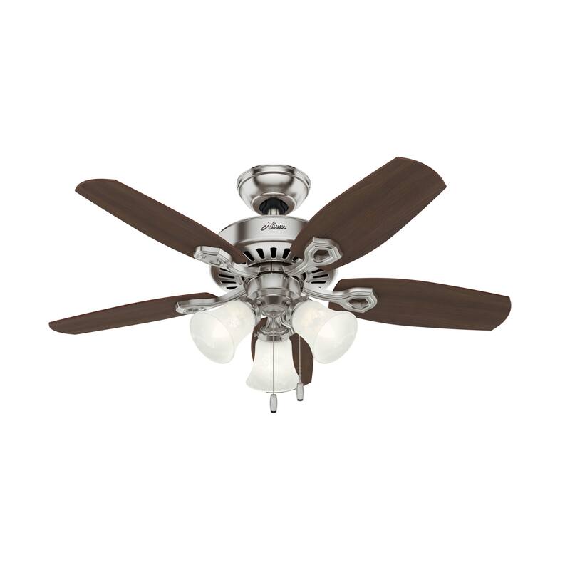 Hunter 42" Builder Ceiling Fan with LED Light Kit and Pull Chain