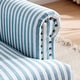 preview thumbnail 22 of 49, Rolled Armchair Accent Chair Set of 2 Blue/ Grey/ Brown