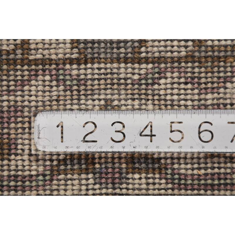 Oushak Oriental Runner Rug Hand-Knotted Wool Carpet - 2'7" x 9'10"
