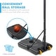 preview thumbnail 7 of 17, Height-Adjustable Basketball Hoop, Portable Backboard System w/ Wheels