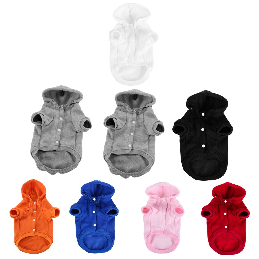 Shop Dog Sweatshirt Hooded Hoody Pet Winter Clothes Coat