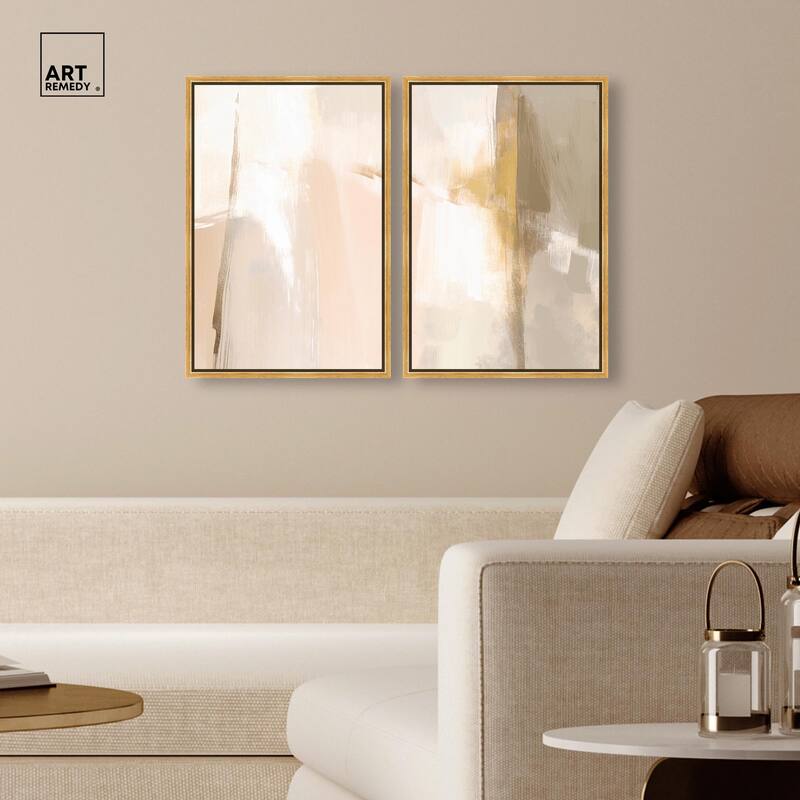 Meditative Hues II Canvas Set of 2 by Art Remedy