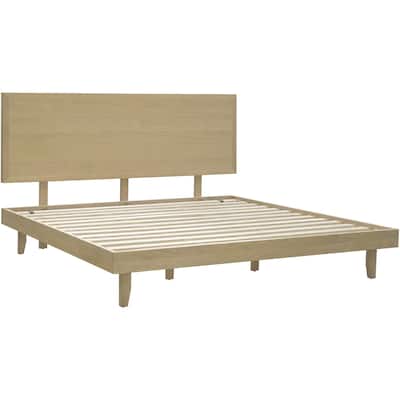 Sven Modern Oak Platform Bed Frame
